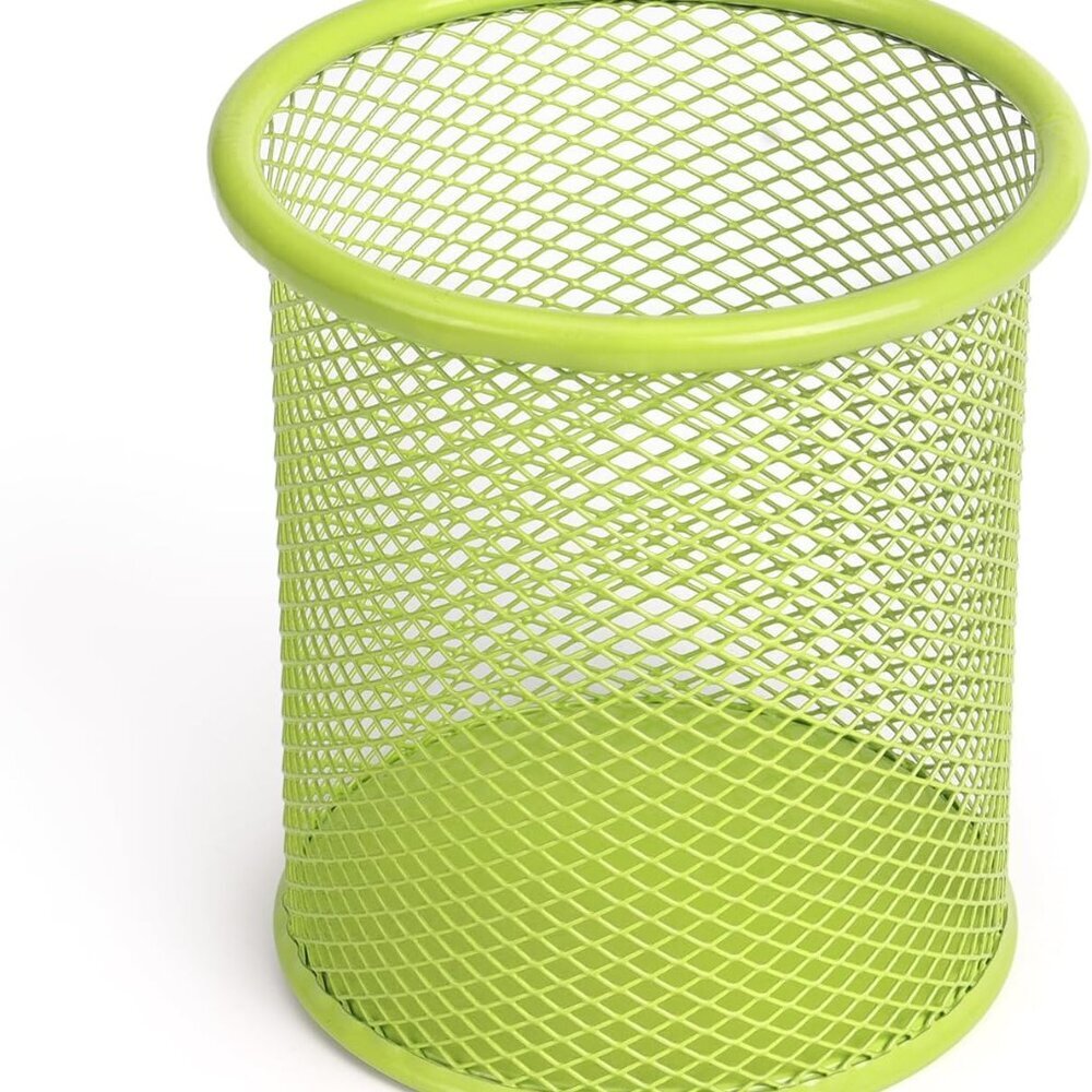 Pen Holder Cup for Desk, Wire Mesh Pencil Cup Holder for Desk Office Pen Organiz